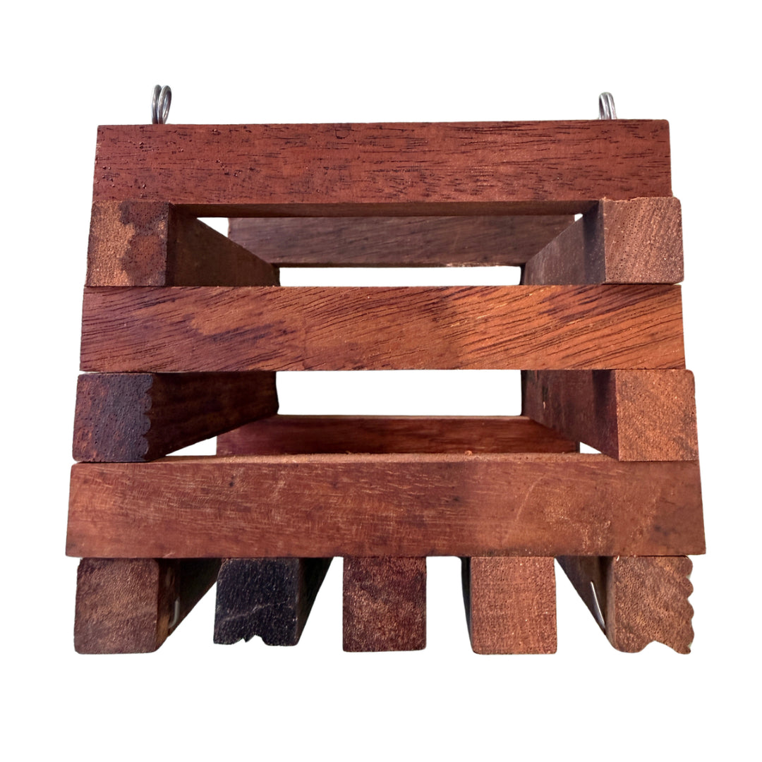 Wooden Orchid Basket – Merbau Timber