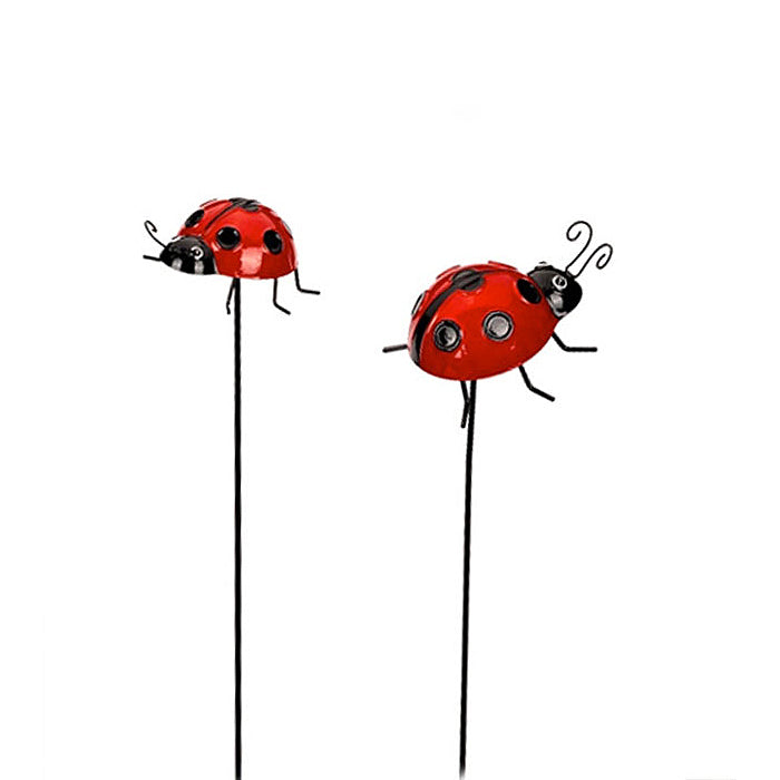 Stake Ladybug Red