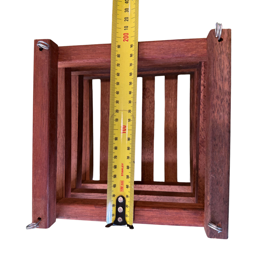 Wooden Orchid Basket – Merbau Timber