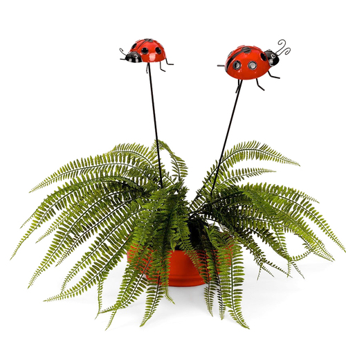 Stake Ladybug Red