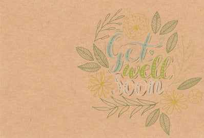 Kraft Card - Get Well Soon 2