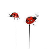 Stake Ladybug Red