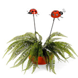 Stake Ladybug Red