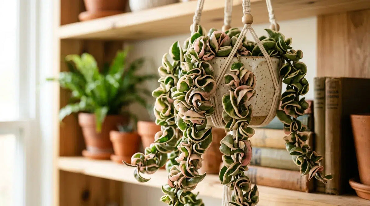 Hoya carnosa 'compacta' variegata